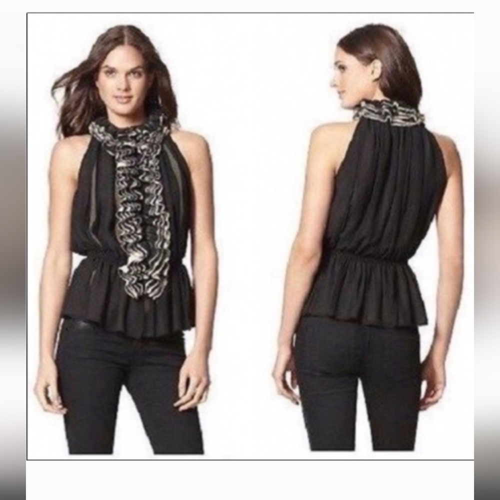 Robert Rodriguez, Neiman Marcus Target‎ Ruffled Top XS Black Cream